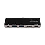 StarTechcom Travel Dock USBC 4K 60Hz 100W DisplayPort 14 Jack 35mm Adaptador USB