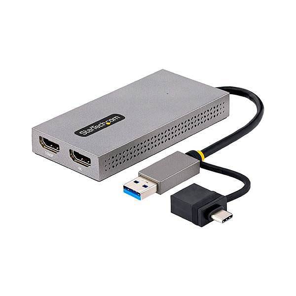 StarTechcom Adaptador Convertidor USB 30 a 2 Pantallas HDMI WindowsMac