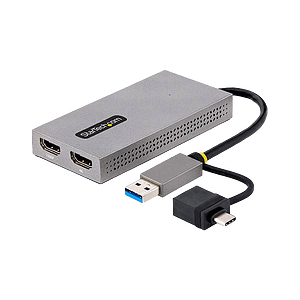 StarTechcom Adaptador Convertidor USB 30 a 2 Pantallas HDMI WindowsMac