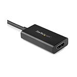 StarTechcom Adaptador DisplayPort a HDMI con HDR  4K 60Hz  Negro