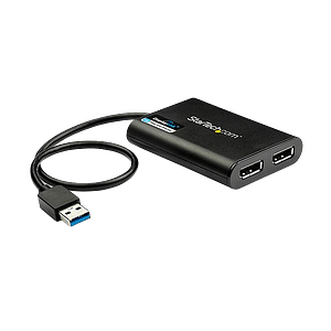 StarTechcom Adaptador Gráfico Externo USB 30 a DisplayPort Doble 4K60