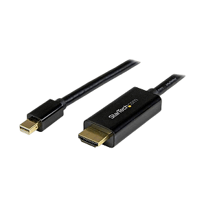 StarTechcom Cable Conversor UltraHD 4K Mini DisplayPort a HDMI 2m Negro