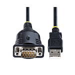 StarTechcom Cable de 1m USB a Serie Adaptador USB a Serial Win y Mac