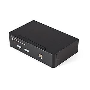 StarTechcom Conmutador KVM de 2 puertos HDMI USB cAudio