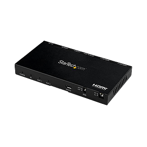 StarTechcom Divisor HDMI 2 Puertos 4K 60Hz con Escalador Incorporado