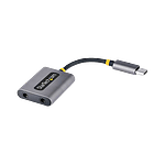 StarTechcom Divisor USBC de Audio de 35mm  DAC Externo USB Tipo C
