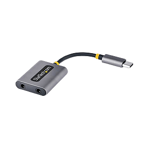 StarTechcom Divisor USBC de Audio de 35mm  DAC Externo USB Tipo C