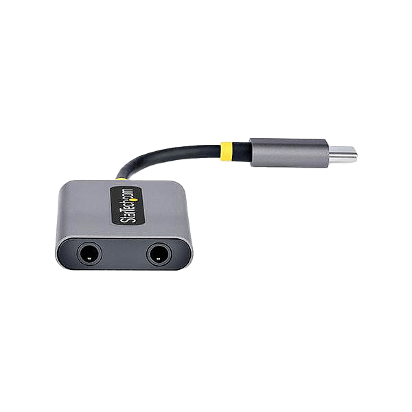 StarTechcom Divisor USBC de Audio de 35mm  DAC Externo USB Tipo C