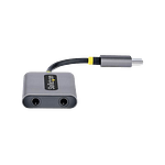 StarTechcom Divisor USBC de Audio de 35mm  DAC Externo USB Tipo C