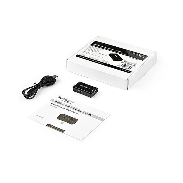 StarTechcom Repetidor Extensor Amplificador HDMI 14m Alcance 4K de 60Hz