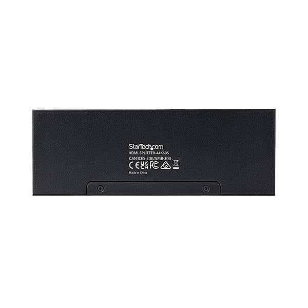 StarTechcom Splitter HDMI de 4 Puertos 4K 60Hz Escalador Incorporado