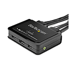 StarTechcom Switch KVM de 2 Puertos HDMI con Cables Incorporados 4K60Hz