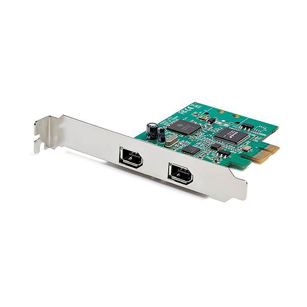 StarTechcom Tarjeta PCI Express de 2 Puertos FireWire  1394a