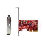 StarTechcom Tarjeta PCIe 30 x4 de 1 Puerto USB C USB 32 2x2