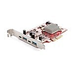 StarTechcom Tarjeta PCIe 4 Puertos USB 31 2x USBC 2x USBA  Tipo C