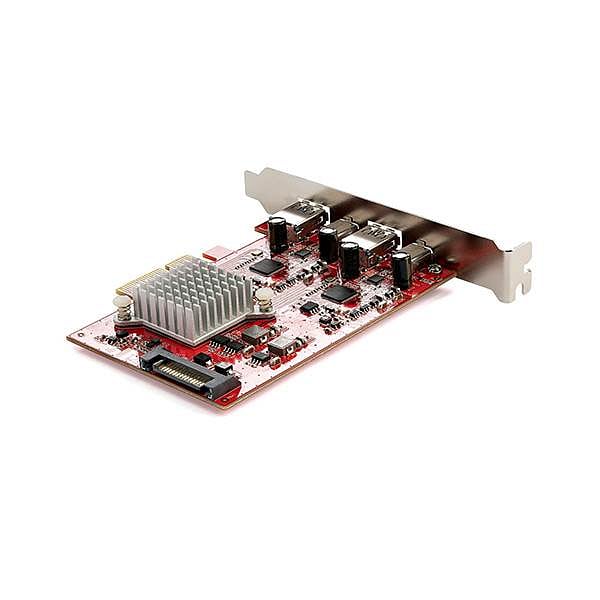 StarTechcom Tarjeta PCIe 4 Puertos USB 31 2x USBC 2x USBA  Tipo C
