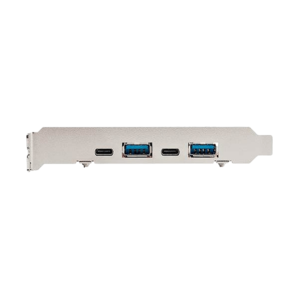 StarTechcom Tarjeta PCIe 4 Puertos USB 31 2x USBC 2x USBA  Tipo C