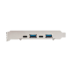 StarTechcom Tarjeta PCIe 4 Puertos USB 31 2x USBC 2x USBA  Tipo C