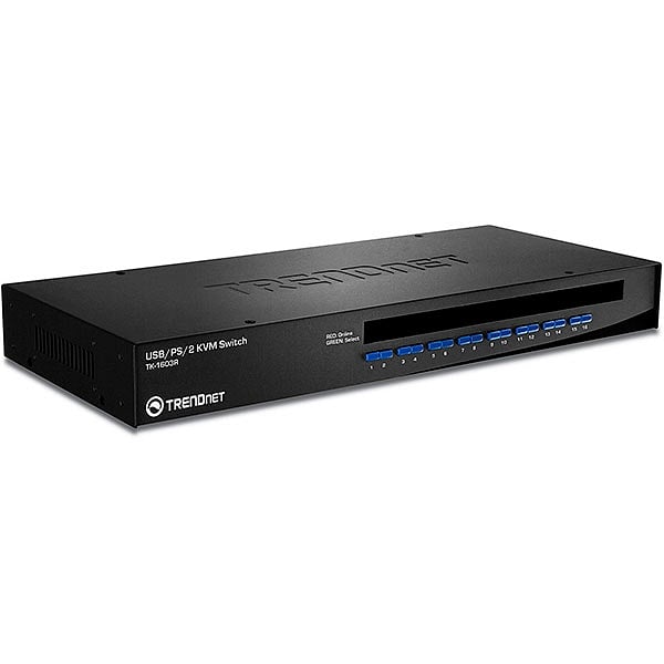 Trendnet TK1603R 16 PC VGA USBPS2  KVM