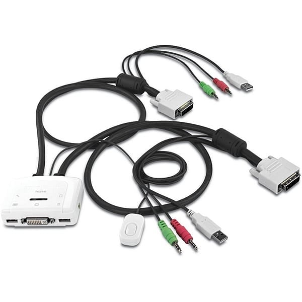 Trendnet TK214i 2 PC DVI USB  Audio  KVM