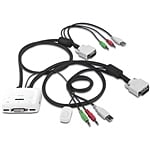 Trendnet TK214i 2 PC DVI USB  Audio  KVM
