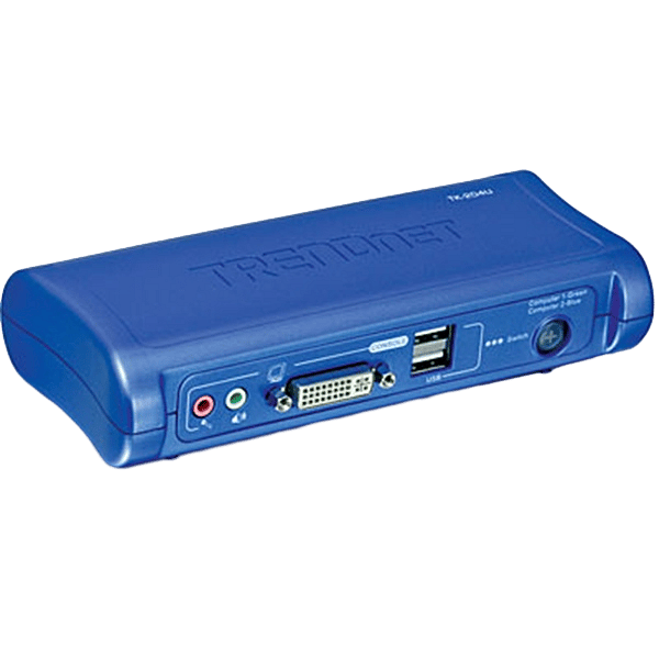 Trendnet TK204UK 2 PC DVI USB  Audio  KVM
