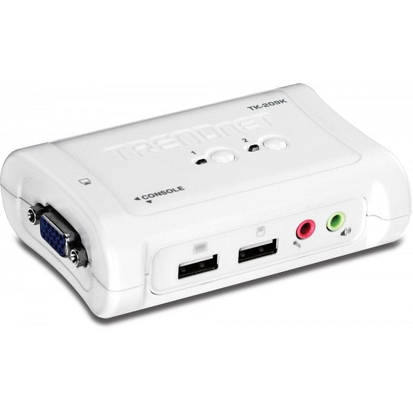 Trendnet TK 209K 2 Puertos USB  audio  KVM