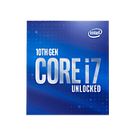 Intel Core i7 10700K 8 núcleos 510GHz socket 1200  Procesador