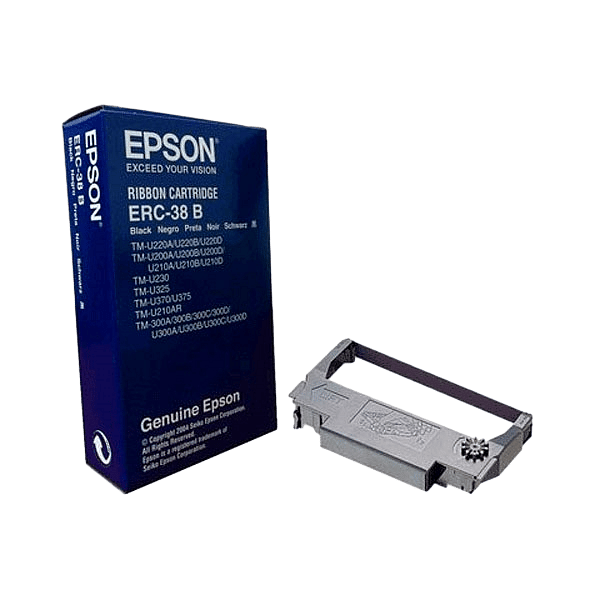 Epson Cartucho ERC 38B Cinta negra  Tinta