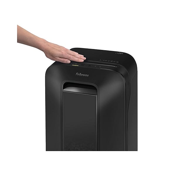 Fellowes LX201 Microcorte de Particulas 2x12mm Nivel seguridad P5 Color Negro  Destructora de Papel