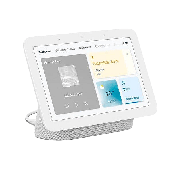 Google Altavoz Inteligente Google NEST HUB 2 Generación Color Tiza