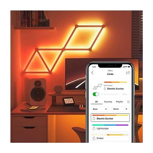 Nanoleaf lines starter kit 9 unidades  Paneles LED