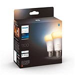 Philips Hue Blanco Cálido 2700K A60 E27 95W  Pack 2   Bombilla Inteligente