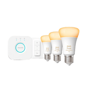 Philips Hue Blanco 2200K6500K A60 E27 95W Pack 3 Bombilla Inteligente