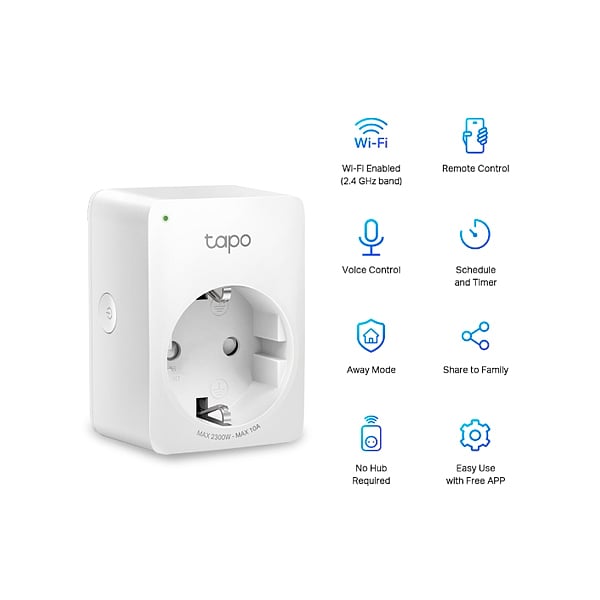 TPLink Tapo P100  Enchufe inteligente