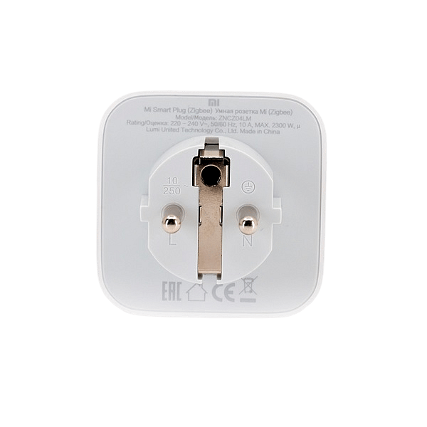Xiaomi Mi Smart Plug Zigbee Wifi blanco  Enchufe inteligente
