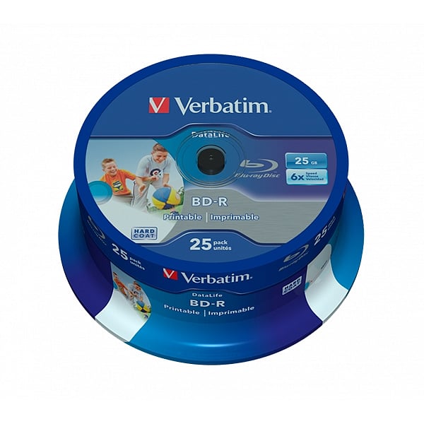 Verbatim BDR 6x Bobina 25u 25GB Imprimible  BluRay