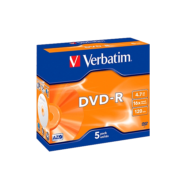 Verbatim DVDR 16x Advanced AZO Bobina 5u 47GB DVD