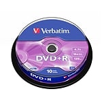 Verbatim DVDR 16x Bobina 10u 47GB  DVD