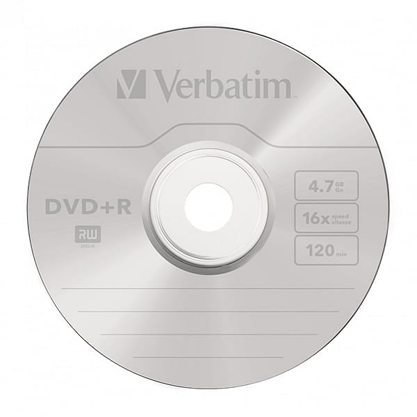 Verbatim DVDR 16x Bobina 10u 47GB  DVD