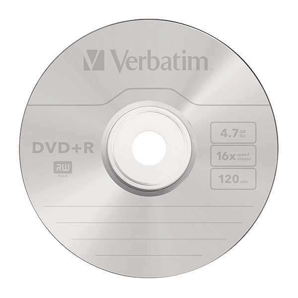 Verbatim DVDR 16x Bobina 10u 47GB  DVD