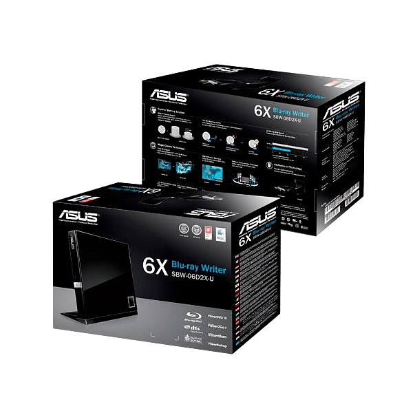 ASUS SBW06D2XU BLURAY Externa USB  Grabadora