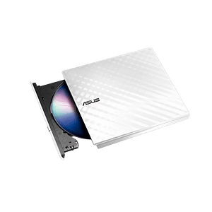 Asus SDRW08D2SU LITE DVD externa USB Blanco  Grabadora