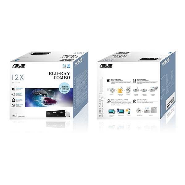 Asus BluRay DVD Combo BC12D2HT Bulk Sin Caja  Unidad de Disco Óptico