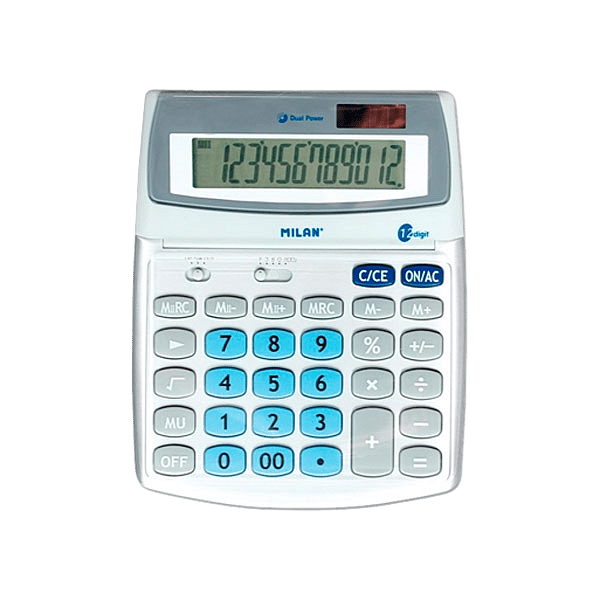 Calculadora Milan Extra grande 12 dígitos  Calculadora