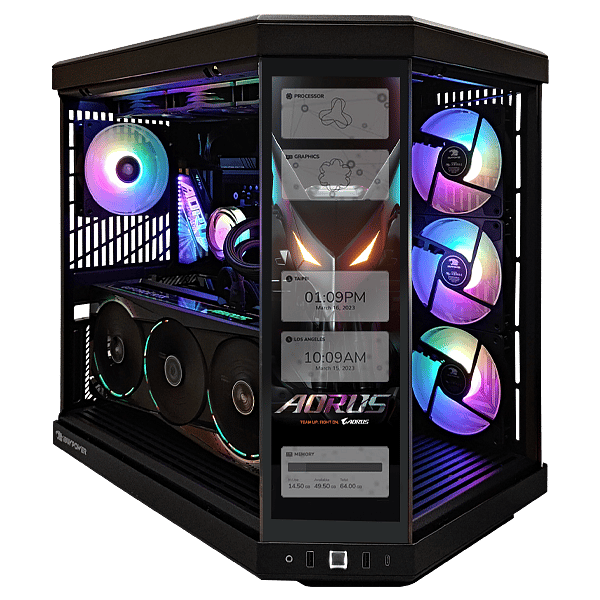 PC Gaming  iBUYPOWER Champion Aorus  Ryzen 9 9950X3D  128GB RAM DDR5  4TB SSD  16TB HDD  GeForce RTX 5090 32GB  Ordenador Powered By Gigabyte