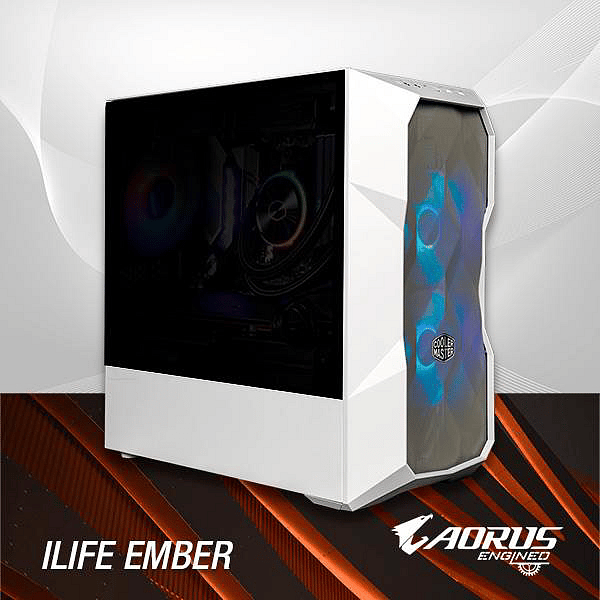 ILIFE Aorus Engined Ember  Ryzen 7 7700X  32GB RAM  1TB SSD  GeForce RTX 4070Ti  Ordenador Gaming