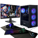 PC Gaming Pack Premium  iLIFE Legend X  Monitor 27  Periféricos 6en1  Intel Core i5 12400F 32GB 1TB RTX 4060  Ordenador eSports PC Gamer Profesional