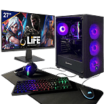 PC Gaming Pack Premium  iLIFE Legend Z  Monitor 27  Periféricos 6en1  Intel Core i5 12400F 32GB 1TB RTX 4060 Ti  Ordenador eSports PC Gamer Profesional
