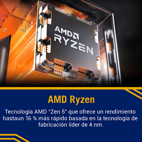 ILIFE Efficient Fifty   PC Office  AMD Ryzen 5 5600GT  500GB SSD M2 NVMe  16GB Memoria RAM DDR4 3200MHz